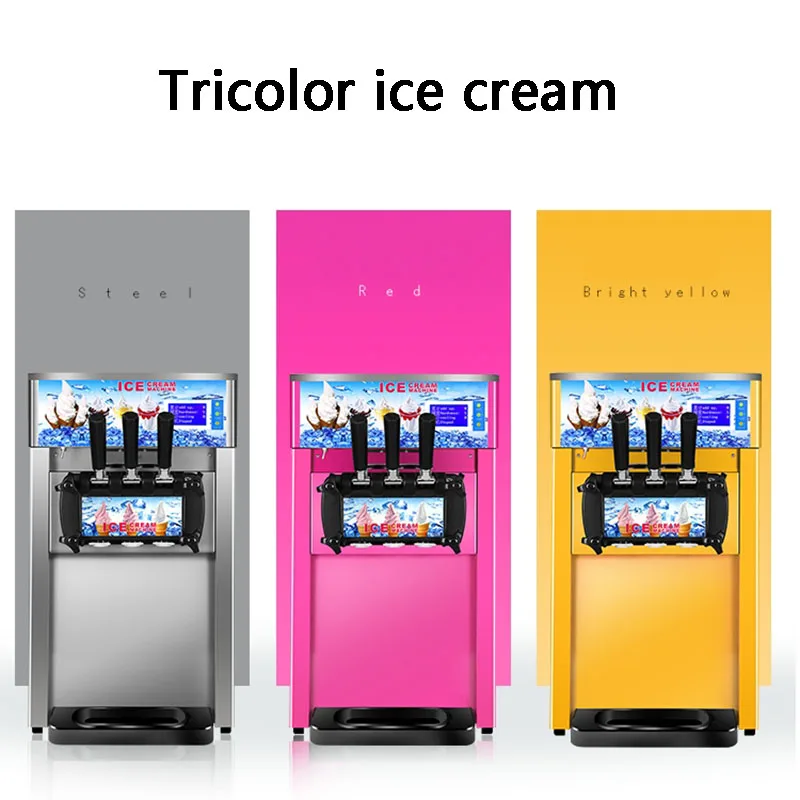 +BUY+ Ice Cream Machine Commercial Small Desktop Ice Cream Machine