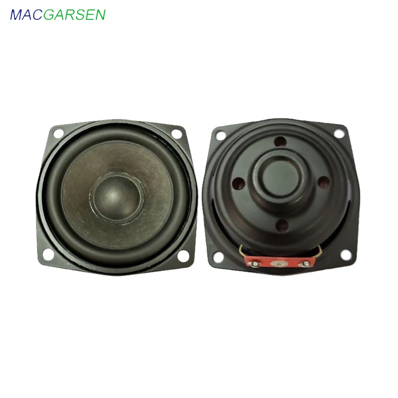 4ohm 5W 66mm Music Portable Speaker 4 ohm 5W Sound Box Soundbar Speakers Powerful BT Loudspeaker Module16 Core Radio TV PC Speaker 2pcs - Цвет: 4ohm 5W