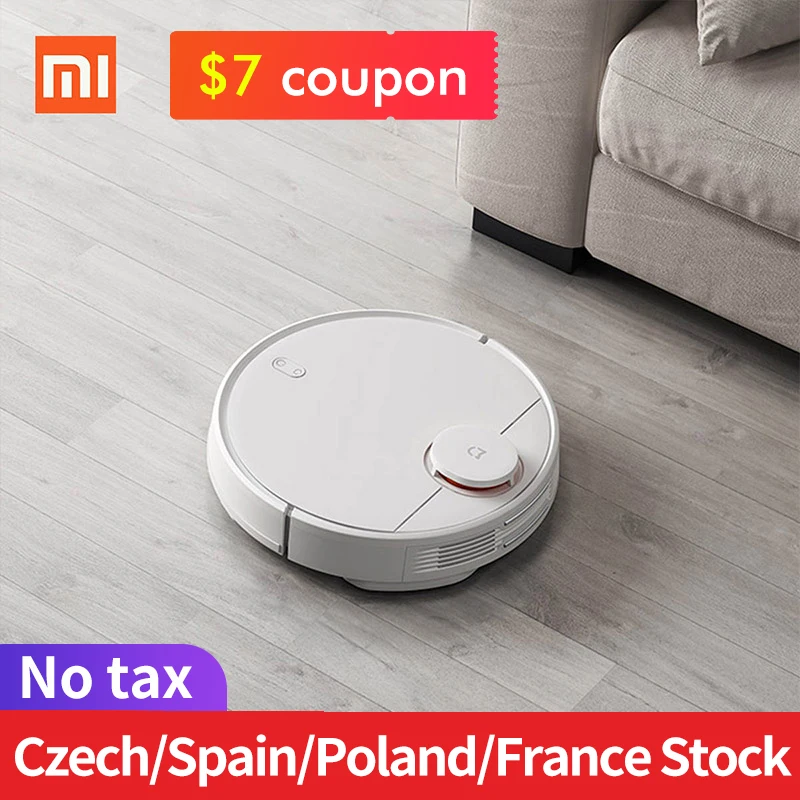 Робот пылесос Xiaomi Mi STYJ02YM/STYTJ02YM LDS + WiFi Mijia App с дистанционным управлением для уборки