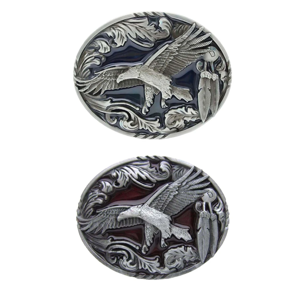 Fashion Belt Buckle American Western Cool Cowboy Style Belt Buckle Eagle Buckle Belt head Mens