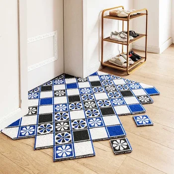 

door mat carpet PVC antifouling door mat Floor Mat Household Doormat door carpet washable Carpet Rug PVC Silk Loop mat