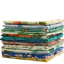  Width 53'' Chinese Style Thin Retro Cotton Ramie Fabric By The Half Yard For Dress Cheongsam Shirt Material 