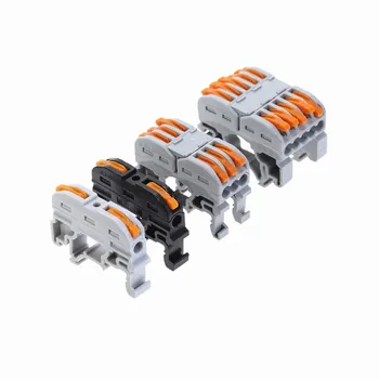 

PCT-211/PCT-311/PCT-511 Terminal Rail Type Quick Connection Terminal Press Type Connector Instead Of UK2.5B Terminal Block