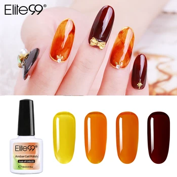 

Elite99 Amber Color UV Gel Polish 10ml Gel Nail Polish Vernis Semi Permanent Enamel Lacquer Nail Polish UV Gel Varnish For Gels