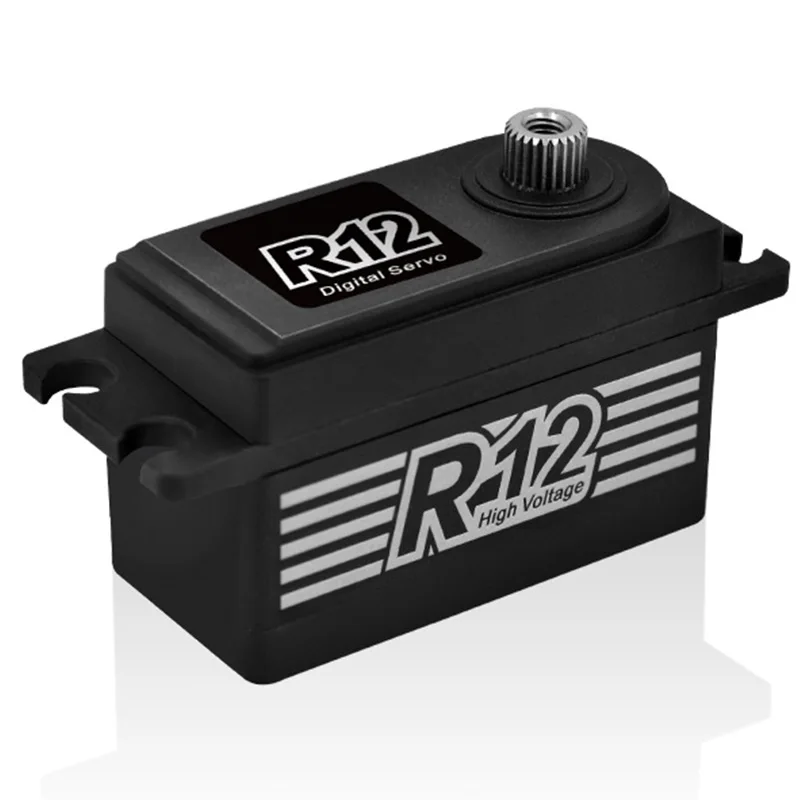 Мощность HD R12 12 кг высокий крутящий момент бесщеточный металлический сервопривод