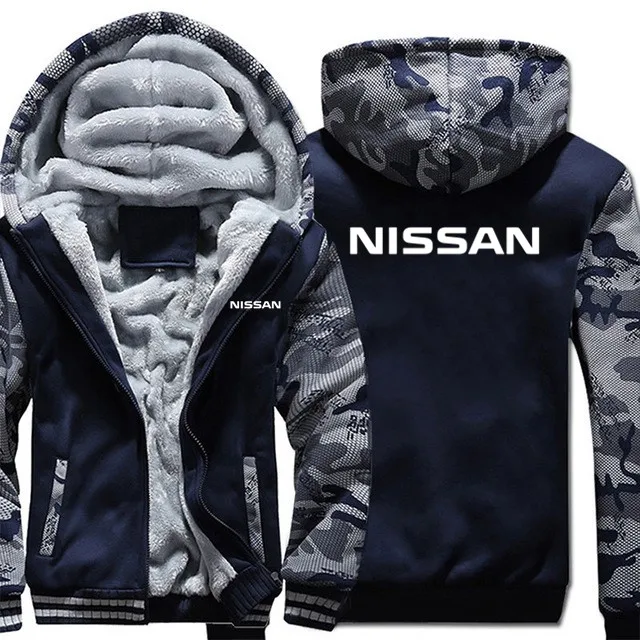 Новинка, размер S-5XL, новинка, nissan, толстовки, зимняя мужская куртка, унисекс, повседневная, шерстяная подкладка, флисовая Мужская куртка, толстовки, пуловер
