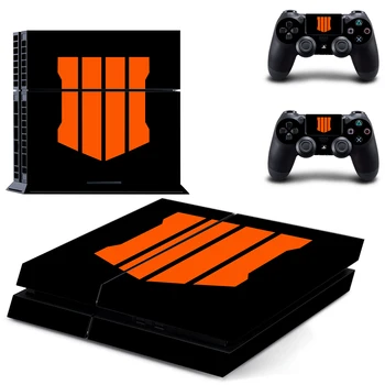 

Black And Red Style Decal Skin Sticker for PS4 Playstation 4 Console Protection Film + 2Pcs Controllers Protective Cover