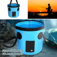 Практичный спортивный Открытый Кемпинг 5 цветов водонепроницаемый тканевый водяной горшок мешок ведро для мойки автомобилей Складная Раковина складное ведро