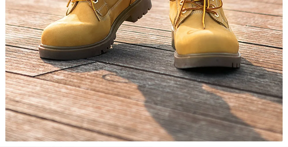 Xiaomi QIMIAN/Мужская обувь из воловьей кожи в военном стиле; Удобная нескользящая подошва; медленная ударная уличная кожаная обувь