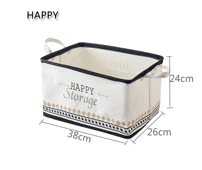 38x26x24cm Новые складные корзины для хранения, переносные детские игрушки для стирки, органайзер для одежды и мелочей, ящик для хранения, сумка для хранения шкафа - Цвет: 38x26x24cm