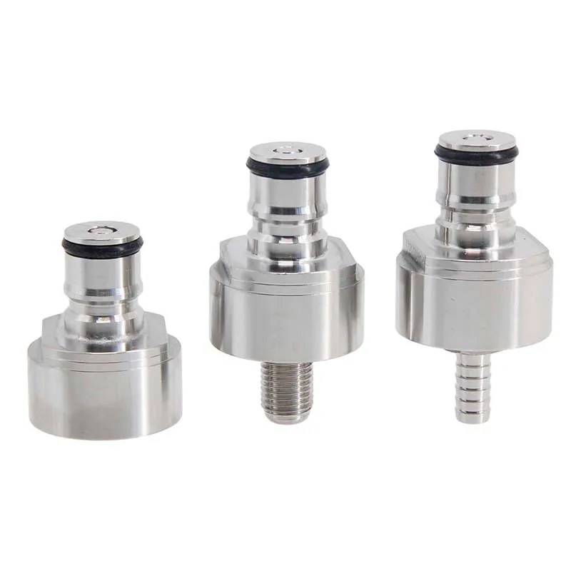 3 Different Types Stainless Carbonation Cap Ball Lock Type Fit Soft Drink PET bottles Homebrew Kegging Parts