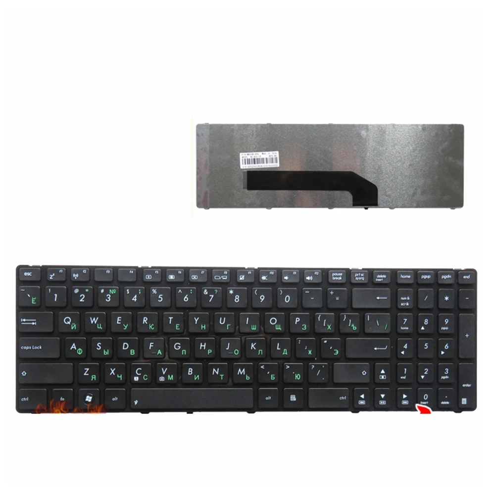 

Russian laptop keyboard FOR ASUS X5DI X5IC X66IC K50IN K70IN RU keyboard with frame