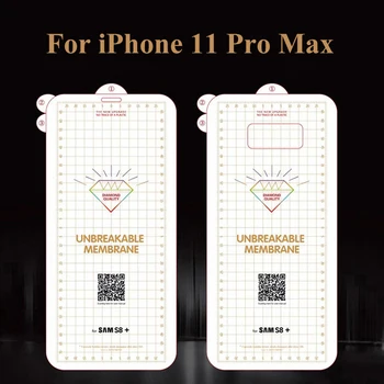 

50pcs Unbreakable Membrance Curved Full Cover Soft Hydrogel Film Screen Protector For iPhone 11 Pro Max XS XR X 8 7 6 6S Plus