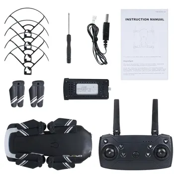 

2020 H2 RC Foldable Drone Headless Mode Drone Four-axis Airplane Mini Drone with 30W Camera APP Control Gesture Photo Drone