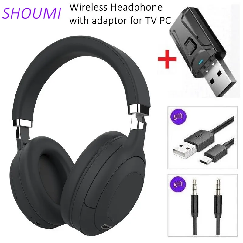 Беспроводные наушники Bluetooth гарнитура бас шлем складные и USB 5 0 адаптер с