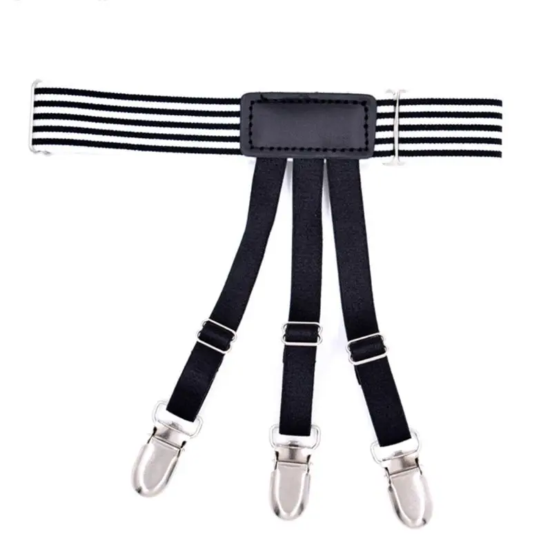 Мужские рубашки с защитой от морщин, поддерживающие пояс, скрытые ноги, бедренные подвязки