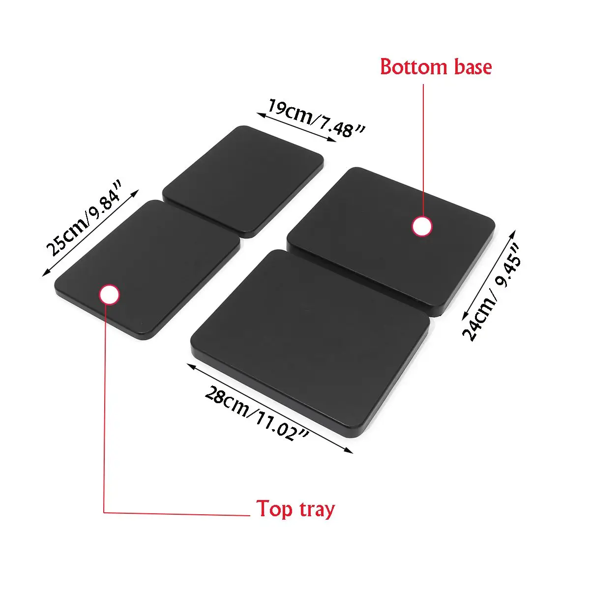 2pcs Wood Grain Speaker Stand HIFI Surround Sound