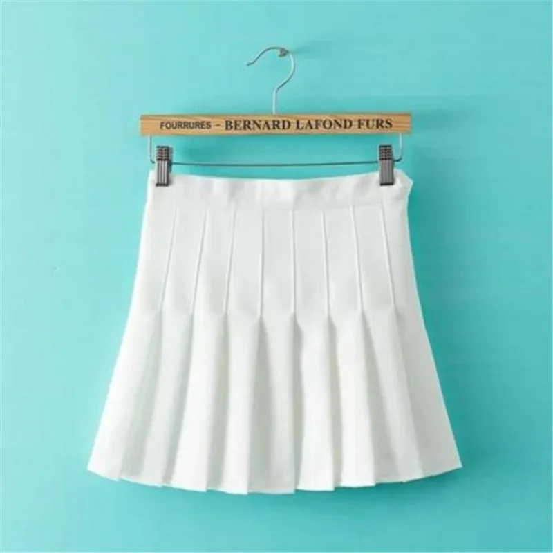 Modis Women Sexy Pleated Mini Skirt School Girl Skater Tennis Skirt High Waist Flared White Red Female Short Skirt Modis Women Sexy Pleated Mini Skirt School Girl Skater Tennis Skirt High Waist Flared White Red Female Short Skirt