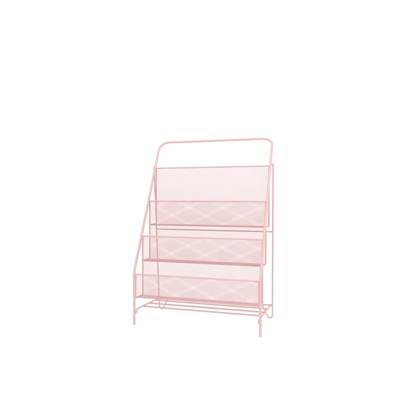 

Shelf Nordic iron art magazine rack simple magazine rack modern children's picture book shelf