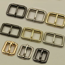 DIY Metal Heavy Duty Hand Bag Shoe Strap Belt Web Adjust Roller Pin Buckle Snap Rectangle Ring Leather Craft Repair Thickness