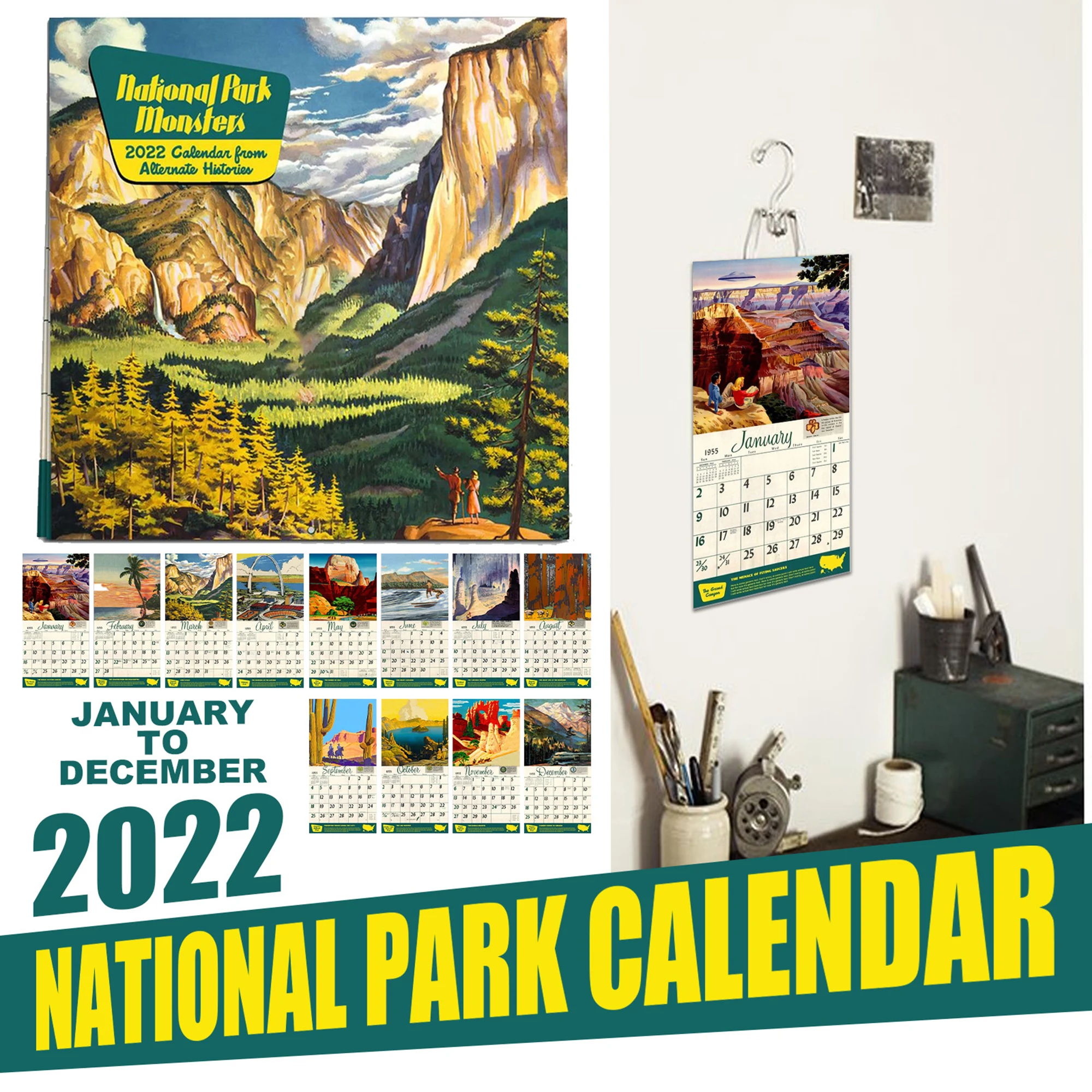 2022 Y ll k Duvar Takvimi Tarih Jan 2022 Dec Bir Sayfa D zenlemek I in 