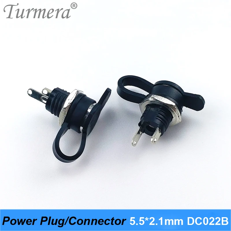 DC Power plug connector for diy dc waterproof jack connector DC022B 5.5 X 2.1 mm 5pieces/lot