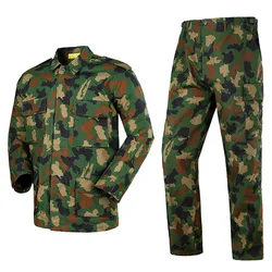 Wholesale In-Stock Nigeria Army Woodland Derset Camouflage Military Uiforms Battle Dress Uniform