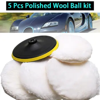 

7inch Polishing pads Polisher Soft Wool With Loop For Car Buffing 18cm/7"