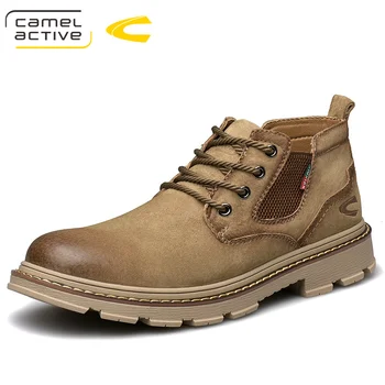 

Autumn and winter fashion Vintage men's shoes real leather shoes high top men's shoes tooling shoes Martin shoes casual shoes