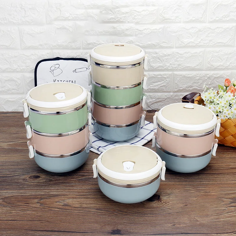 

Handling Lunch Storage Container Leak Proof Display Bento Thermal Insulated Placing Food Snacks Soup Lunch Box