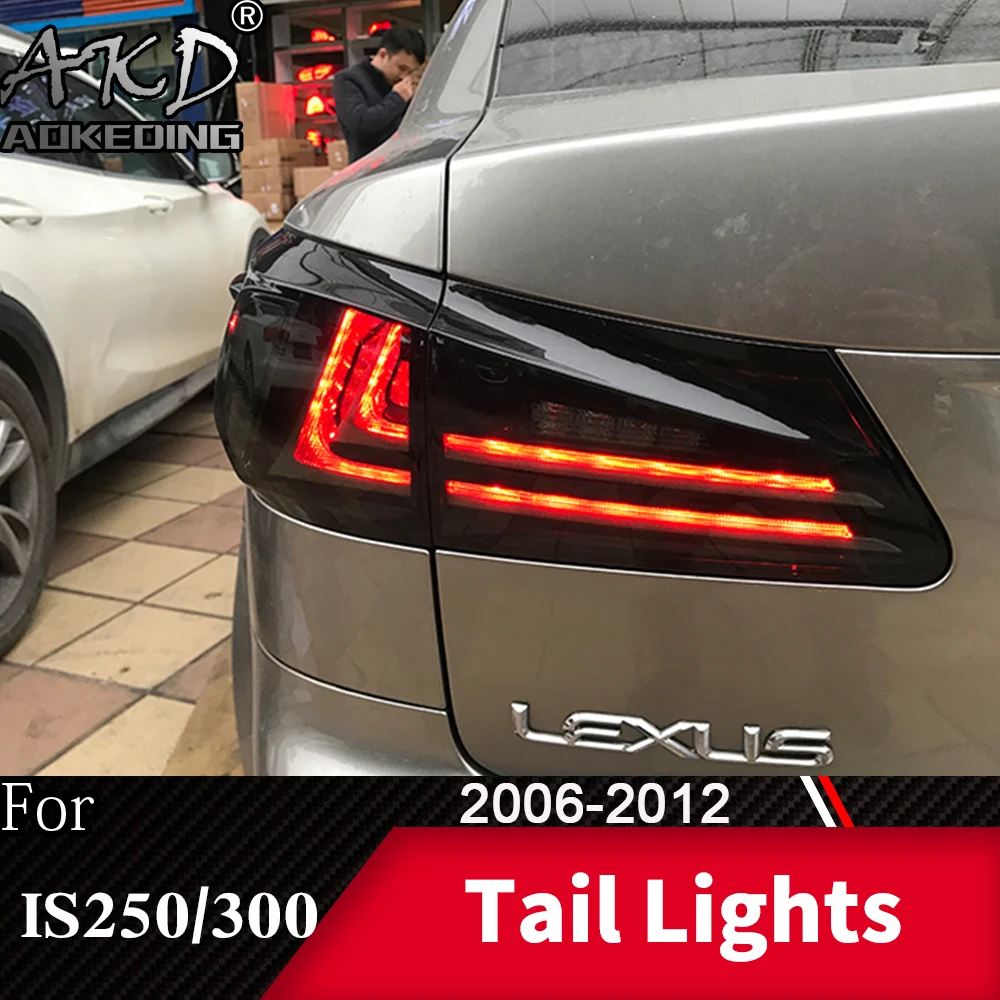 Задний фонарь для автомобиля Lexus IS250 2006-2012 IS300 светодиодный задний фонарь Противотуманные фары Дневные ходовые огни DRL тюнинг автомобильные аксессуары