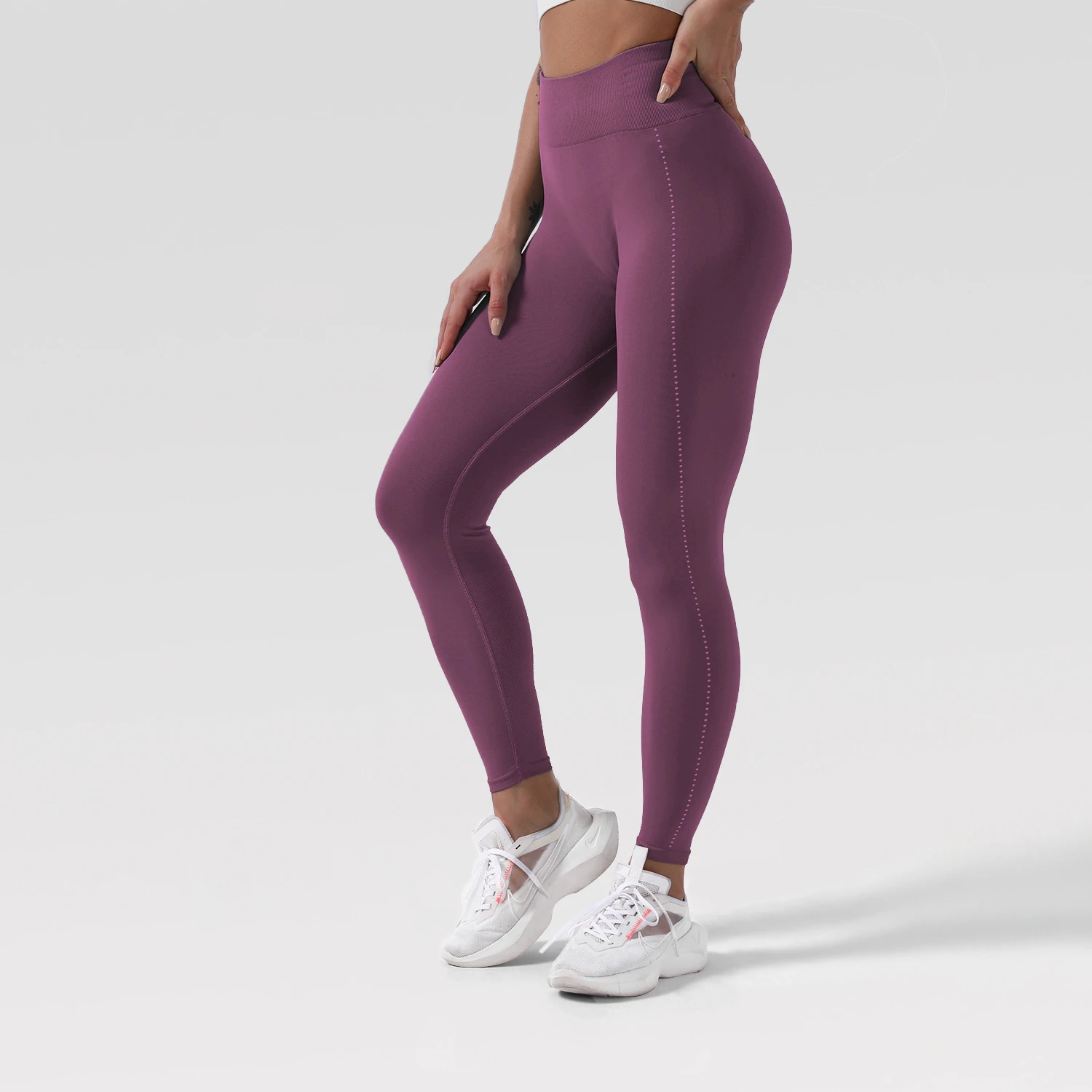 Purple Running Capris