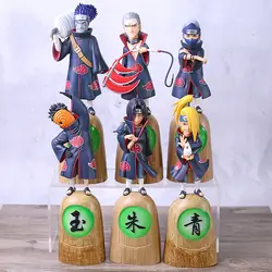 Наруто Shippuden Akatsuki Uchiha Obito Itachi Deidara Hoshigaki Kisame Hidan Kakuzu ПВХ фигурка игрушка