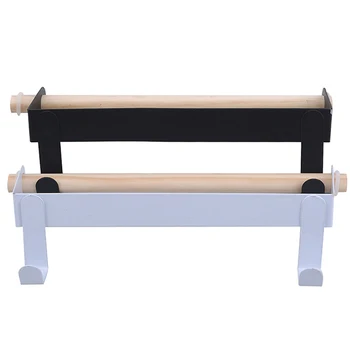 

Kitchen Multipurpose Single Bar Towel Rack Cabinet Door Back Storage Holder Bathroom Roll Paper Towel Convenient Hanging