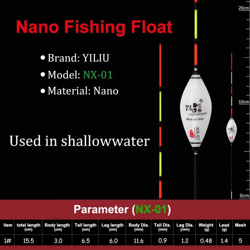 3 шт. абсолютно новые nano поплавки для рыбалки высокое качество вертикальные shallowwater Crucian Карп буй водонепроницаемый короткий поплавок Китай - Цвет: NX-01