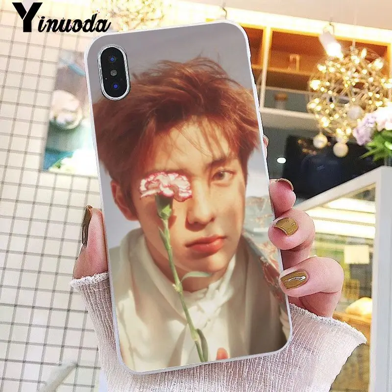 Yinuoda KPOP корейский красивый мальчик NCT шаблон телефон чехол для iPhone 8 7 6 6S Plus X XS MAX 5 5S SE XR 10 Чехлы 11 pro max