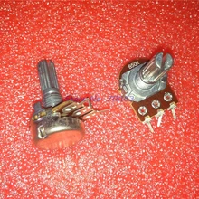 10 шт./лот WH148 15 мм вал двухканальный усилитель мощности стерео потенциометр B1K B2K B5K B10K B20K B50K B100K B500K 3Pin 1 K, 2K 5K 10K 50K 100K