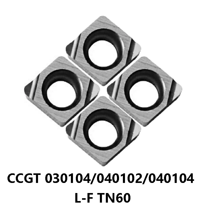 10PC CCGT040102L-F P6205 CCMT04 Carbide insert Cutter blade For steel for SCLCR 
