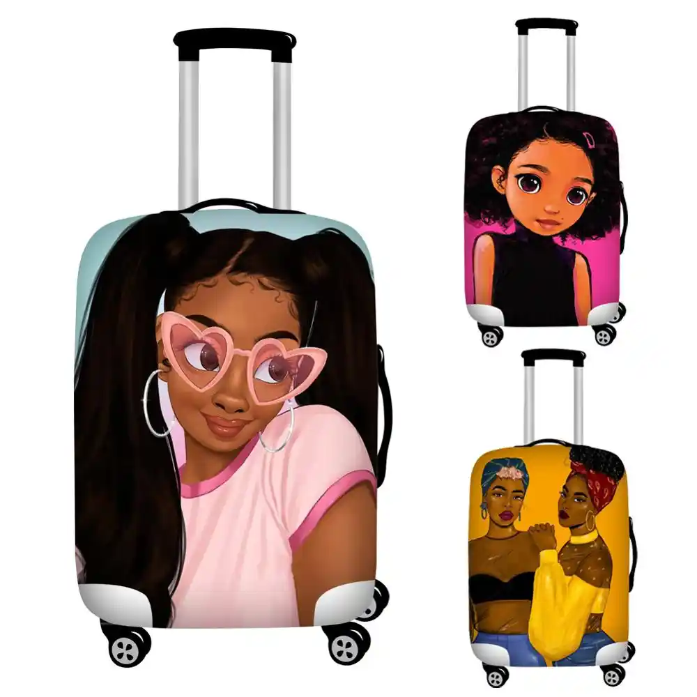 african american luggage covers