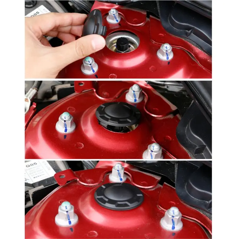 Shock Absorber, Shock Absorber Protector-2PCS Car Shock Absorber Trim Protection Cover for Mazda 3 CX-5 CX-4 CX-8