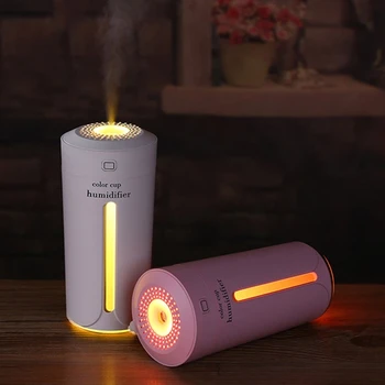 

230ml Mini USB Color Cup Air Humidifier with LED Breathing Light Nano Mist Diffuser Mute Humidification Air Purifier