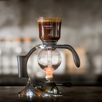 

2020 NEW CAFEDE KONA Siphon Coffee Maker Home Manual Coffee Machine Stuffing Kettle Gift Box Resistant To 1300C CK9053