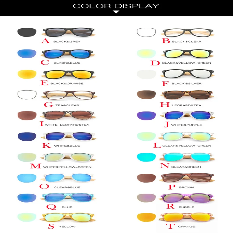 Sunglasses for men and women bamboo glasses polarized photochromic wooden retro sport sunglasses occhiali ciclismo 20J6 (67)