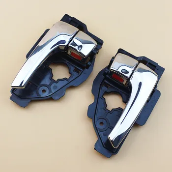 

LARBLL Car Styling Chrome Left Right INTERIOR Inner DOOR HANDLE FOR HYUNDAI IX35 TUCSON 82610-2S010 82620-2S010 Front=Rear