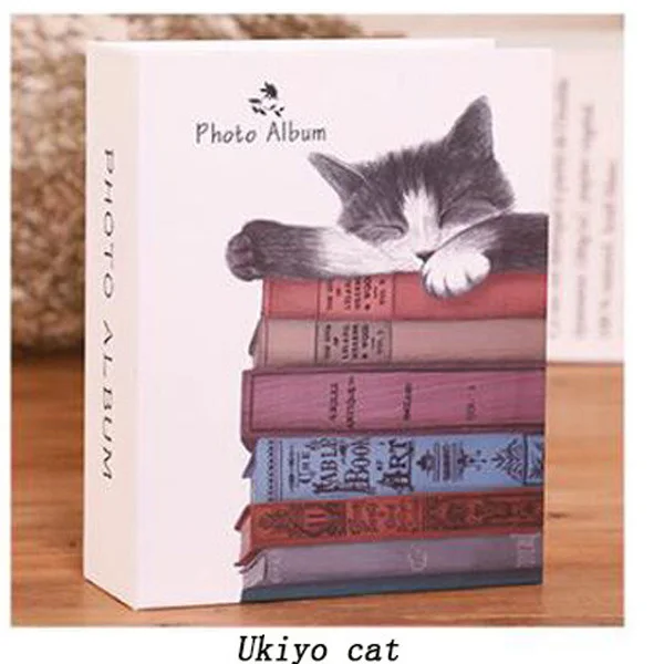 Ujiyo cat 6 inch 100 Pictures Pockets Photo Album Interstitial Photos Book Case Kid Album Storage Family Wedding Memory Gift Scrapbooking - Цвет: Ujiyo cat