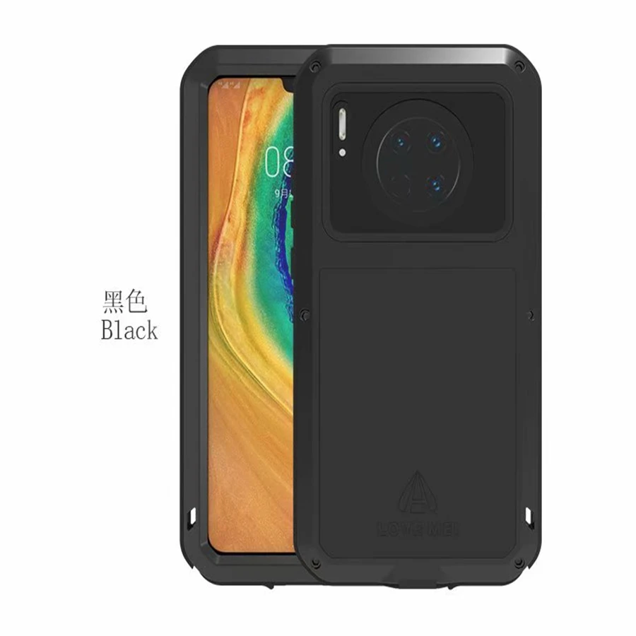 LOVEMEI водонепроницаемый металлический чехол для телефона для huawei mate 30 задняя крышка противоударный