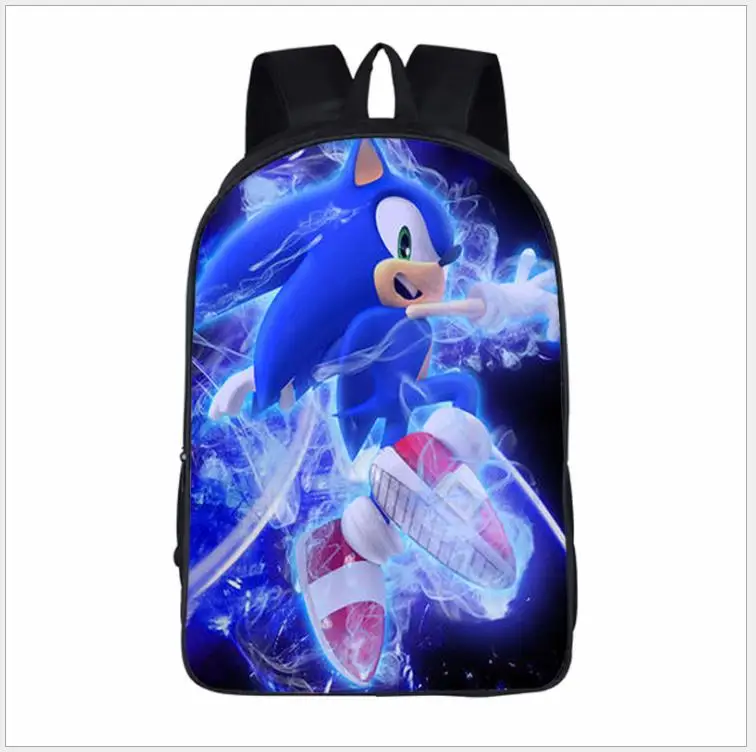 Picture color Новые детские школьные ранцы для мальчиков ортопедические рюкзаки для мальчиков Mario Sonic Book Bag ранец Mochilas - Цвет: Picture color