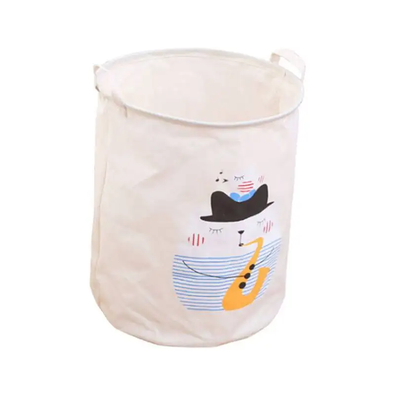 Waterproof Foldable Laundry Hamper Bucket Dirty Clothes Laundry Basket Toy Large Sized Storage Organizer x