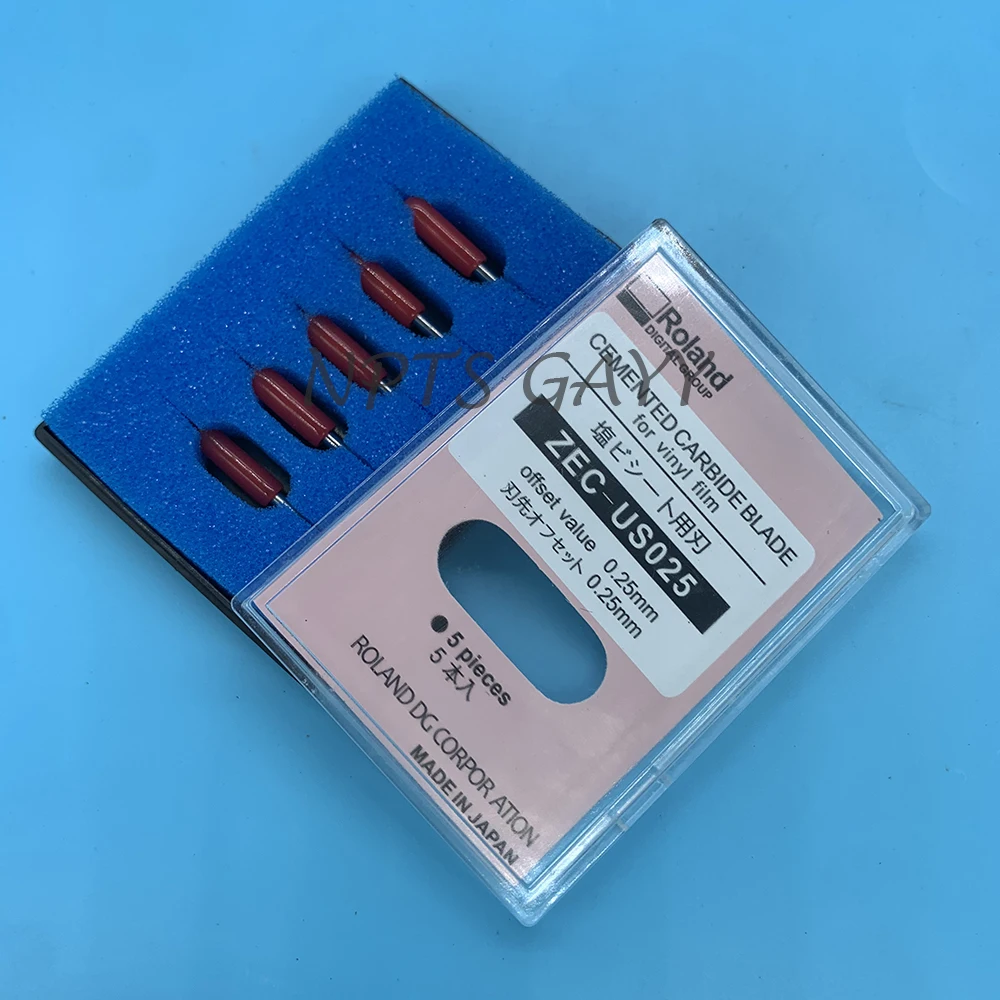 Faca Lâmina Roland de 45 Graus Peças Lâmina de Carboneto Cimentado para Lâminas de Plotter de Corte Roland 0.25 mm - Imagem 6