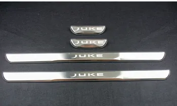 

Automobile Stainless Door Sill Strip Scuff Plate Trim Car Styling Stickers for Nissan Juke 2010-2015 2016-2019 Car styling